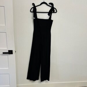 Knotsisters Ribbed Elegant Black Jumpsuit xs